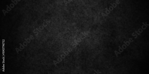 Abstract black stone wall texture grunge rock . dark gray background backdrop. wide panoramic banner. old wall stone for dark black distressed grunge blackboard, chalkboard rough concrete wall.