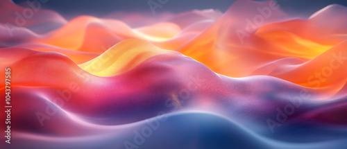 Abstract Colorful Fabric Waves Background Texture, Design, and Art, and