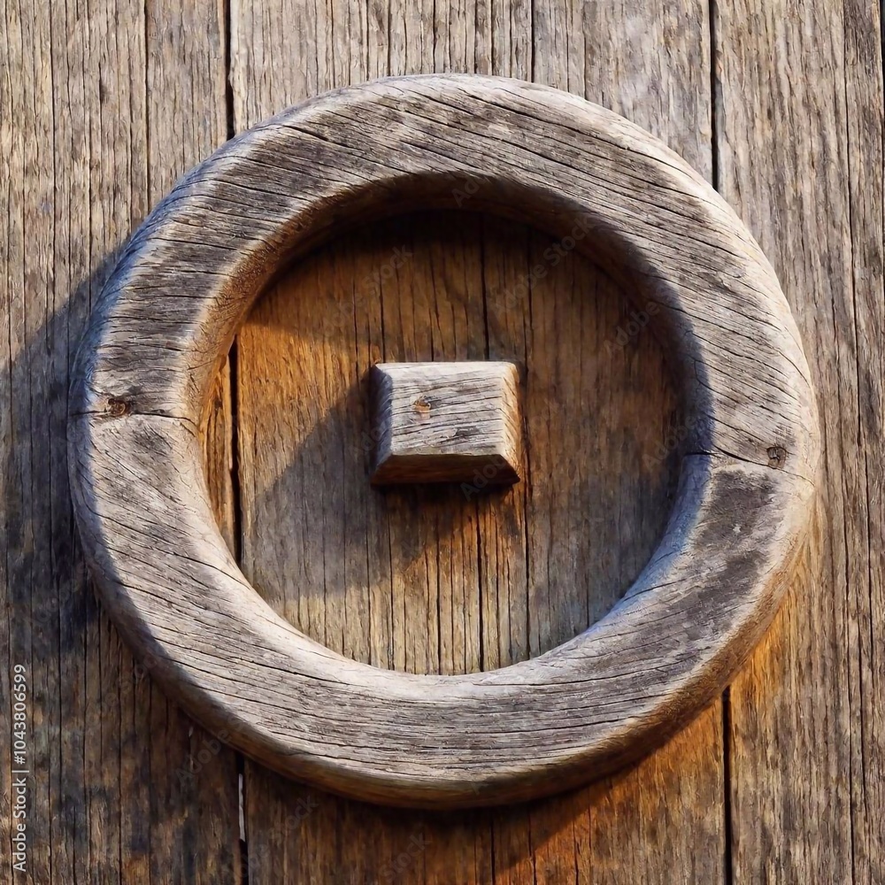 A high-resolution photo of a wooden fence or panel with a realistic texture, including weathered surfaces, natural grain patterns, and subtle color changes