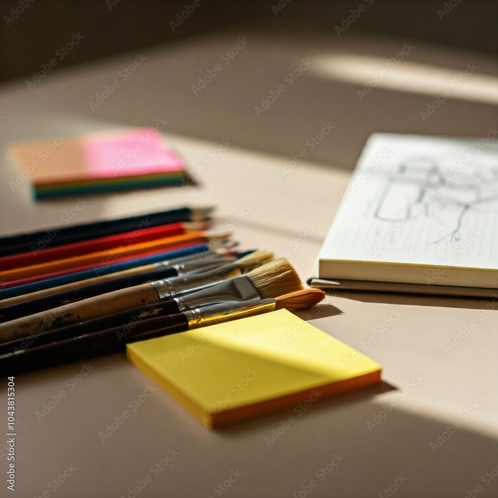Fototapeta premium notebook and pen