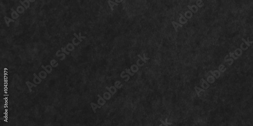 Dark Black background texture, old vintage charcoal black backdrop paper with watercolor. Abstract background with black wall surface, black stucco texture. Black gray satin dark texture luxurious.