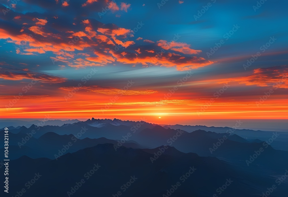 Fototapeta premium sunset background
