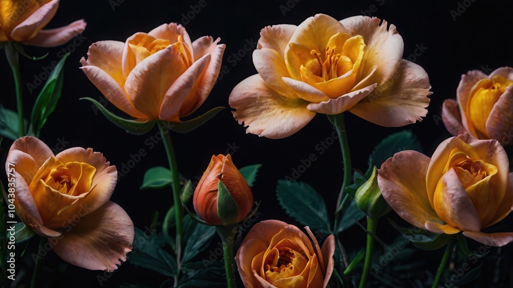 Flower, Petals, Red, Yellow, White, Roses, Plants, Pollen, Green Flower, Petals, Red, Yellow, White, Roses, Plants, Pollen, Green