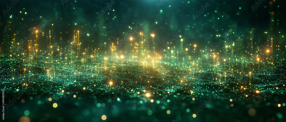 Abstract Green and Gold Lights Background Perfect for Technology and Science Designs, Abstract Green and Gold Lights Background Perfect for Technolog Abstract Green and Gold Lights Background Perfect for Technology and Science Designs, Abstract Green and Gold Lights Background Perfect for Technolog