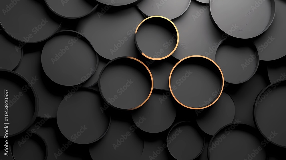 Abstract Circles Background