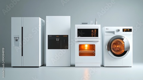 Modern Black Coffee Machine in a Stylish Kitchen with Cup - Sleek Home Appliance Closeup