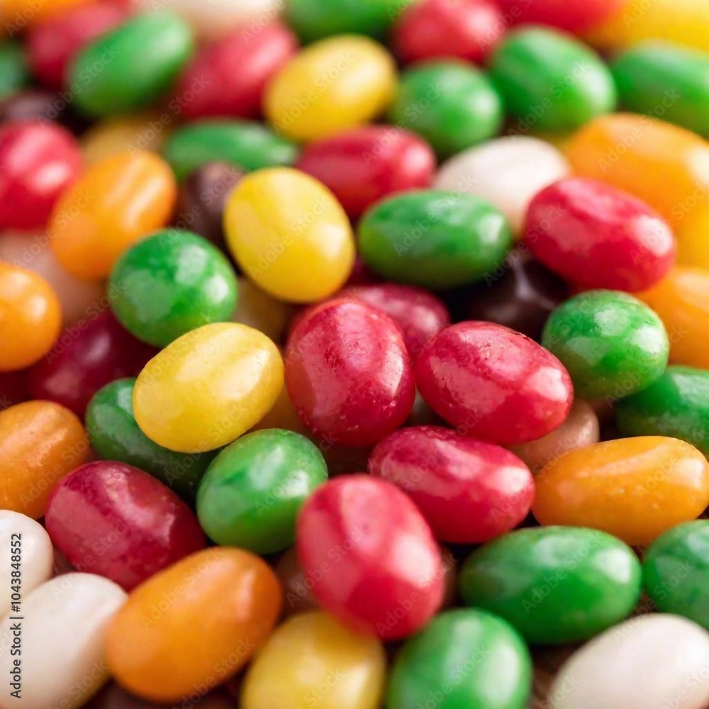 a macro shot from below a large, colorful pile of candy, including items like gummy bears, lollipops, and chocolate bars. Capture the vibrant colors and textures of the candy from the base of the a macro shot from below a large, colorful pile of candy, including items like gummy bears, lollipops, and chocolate bars. Capture the vibrant colors and textures of the candy from the base of the