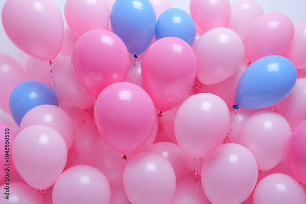 pink and blue balloons background pink and blue balloons background