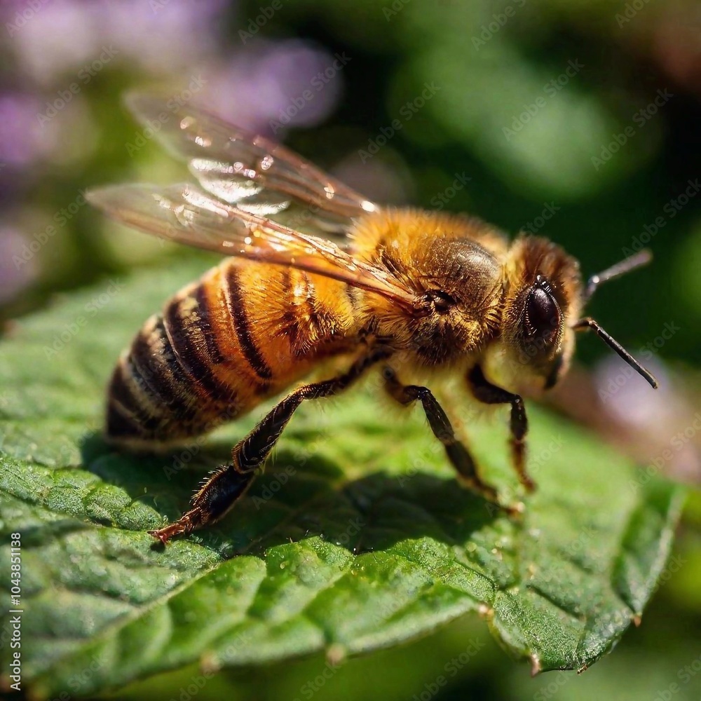 extreme macro close up of a bee extreme macro close up of a bee