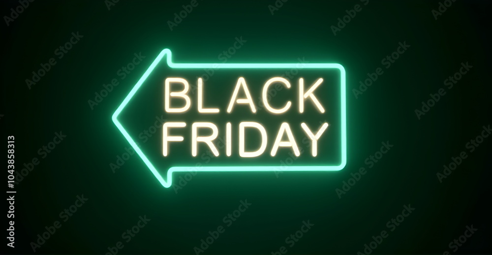 Black Friday Symbol illustration sign in neon style, Light glowing neon on black background. Black Friday Symbol illustration sign in neon style, Light glowing neon on black background.