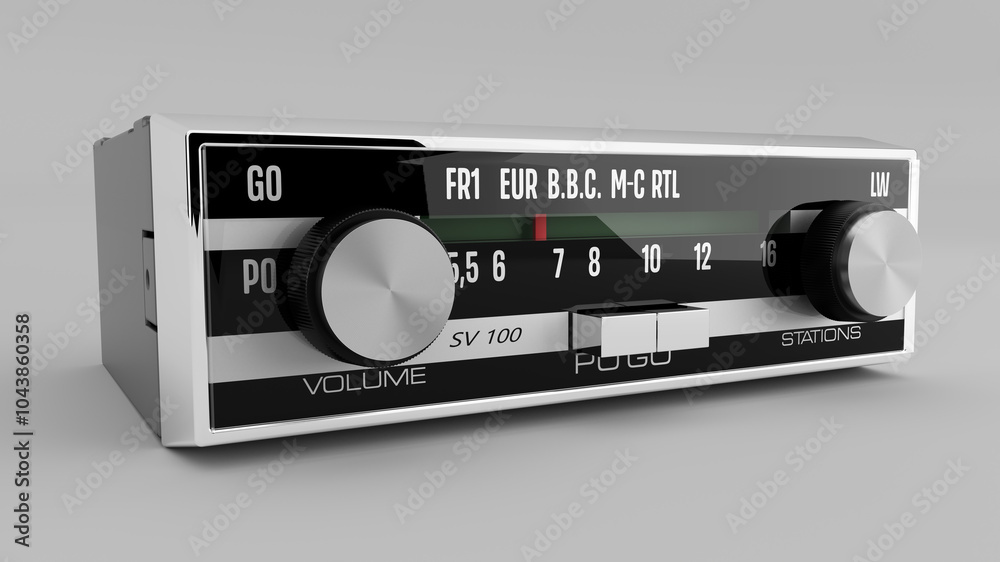 Obraz premium Autoradio vintage