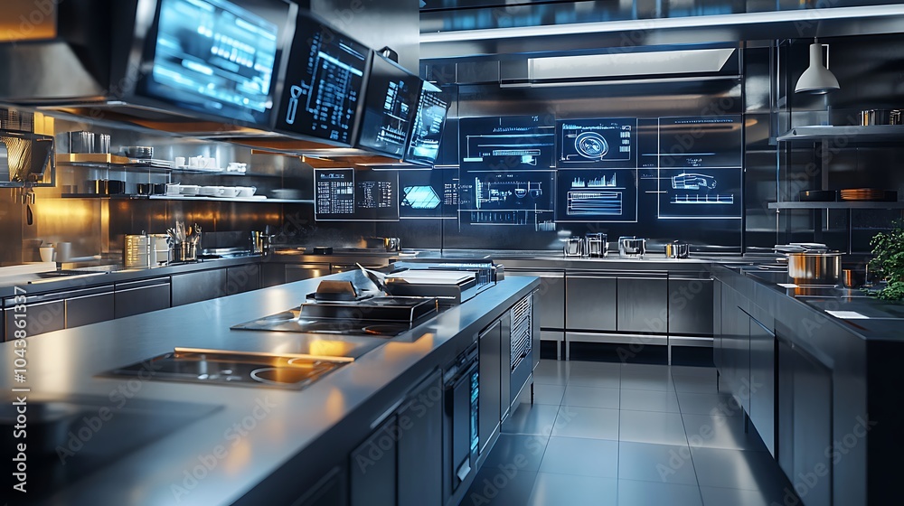 Modern Black Coffee Machine in a Stylish Kitchen with Cup - Sleek Home Appliance Closeup Modern Black Coffee Machine in a Stylish Kitchen with Cup - Sleek Home Appliance Closeup