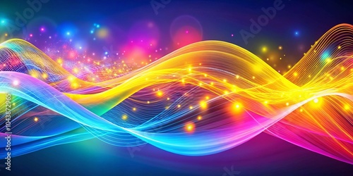 light, wave, design, wallpaper, color, fractal, motion, illustration, art, backdrop, vector, blue, line, bright, space, pattern, texture, curve, technology, futuristic, energy, lines, concept, dynamic