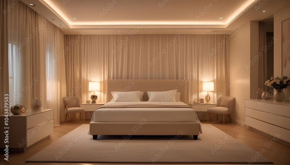 Illustration of the living room interior Illustration of the living room interior