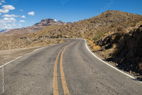 Route 66 bei Oatman in Arizona