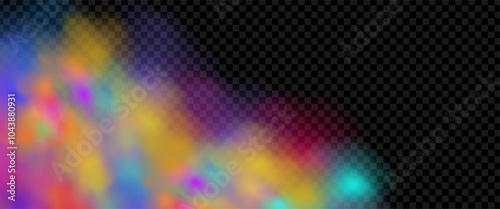 Background of an explosion of colorful smoke clouds.Multicolor fog with blue and yellow particles.Explosions of color powder.