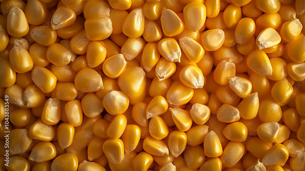 Close up Texture of Golden Corn Kernels Food Background Close up Texture of Golden Corn Kernels Food Background