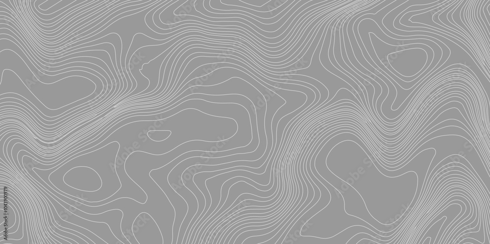Grey wave paper curved reliefs abstract topographic contours map background, geographic line map with seamless ornament design abstract land outline papercut decoration textured with wavy layers. Grey wave paper curved reliefs abstract topographic contours map background, geographic line map with seamless ornament design abstract land outline papercut decoration textured with wavy layers.