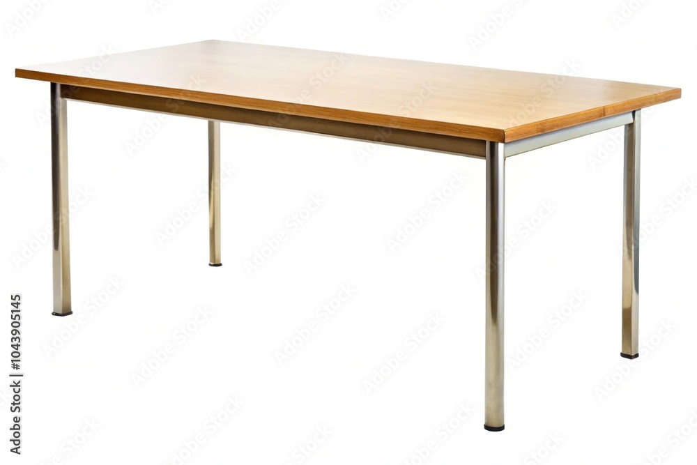 rectangular table isolated on white background rectangular table isolated on white background
