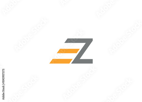 Free Download letter EZ logo design Initial vector Custom brand logo template - GFXLoad
