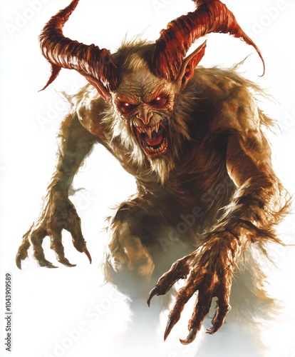 Krampus in Christmas Traditions: Illustration Series 26 of 178