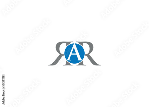 letter RRA logo design Initial vector Custom brand logo template photo