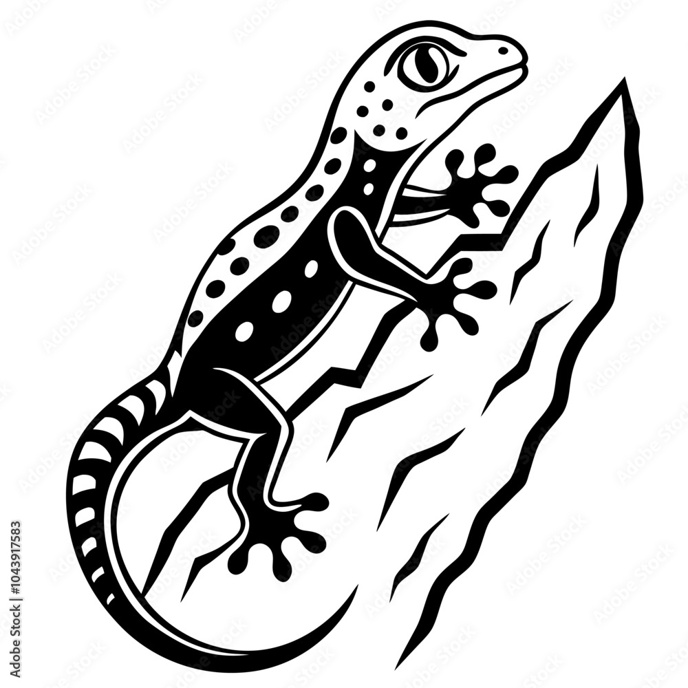 a gecko scaling a mountain a gecko scaling a mountain