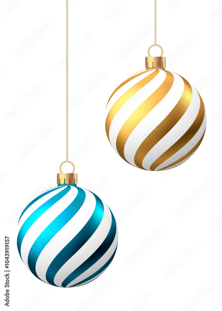 Christmas balls with pattern isolated on white background. Christmas balls with pattern isolated on white background.