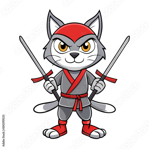 cartoon devil with a sword