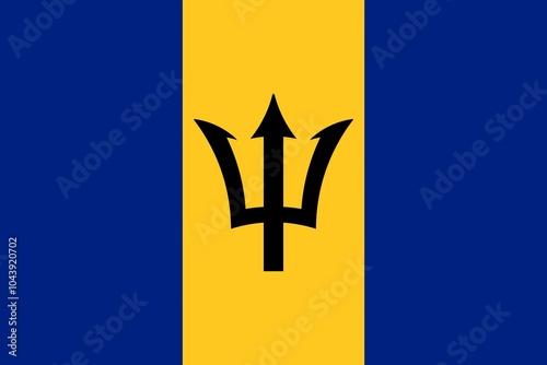 Flag of Barbados. Barbados flag JPG. Barbados, barbados country flag, country of barbados, country, flag, country flag
