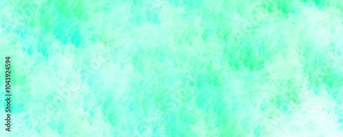 Abstract mint grungy wall textures for your design background with space. Abstract hand paint square stain watercolor background. white background with grunge texture for creative design.	