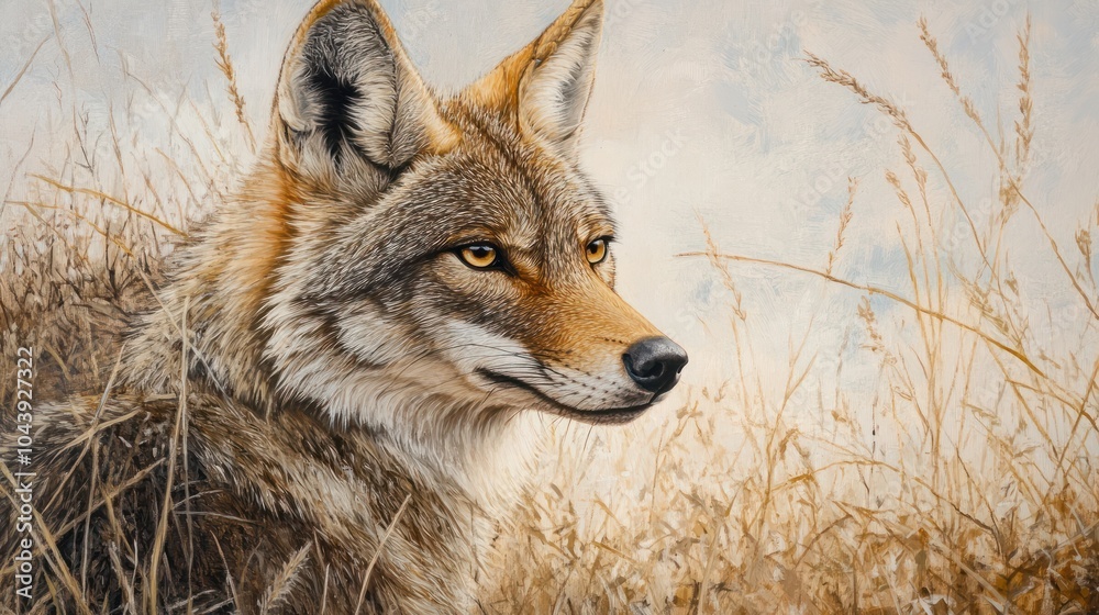 Portrait of coyote Portrait of coyote