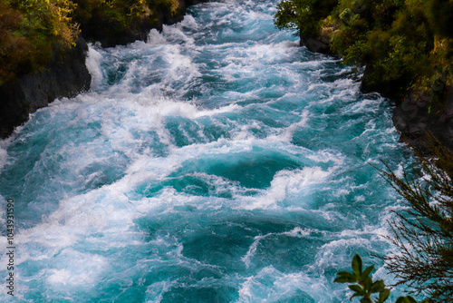 water flowing over rocks