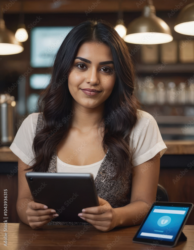 Fototapeta premium businesswoman working in office