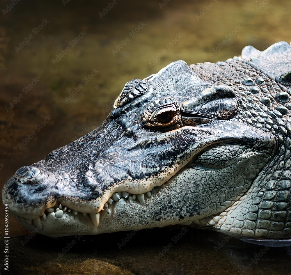 Fototapeta premium danger american alligator 