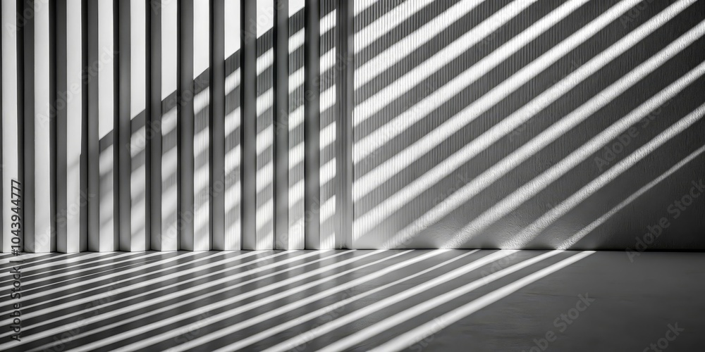 Abstract Shadow Play Diagonal Stripes Cast on a White Surface, abstract, shadow Abstract Shadow Play Diagonal Stripes Cast on a White Surface, abstract, shadow