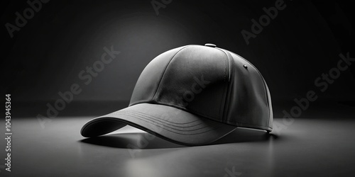 Black Cap Mockup with Drama...