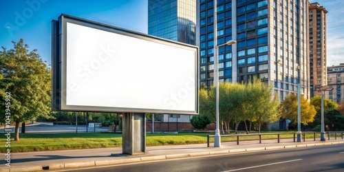 Blank Billboard in Urban Se...