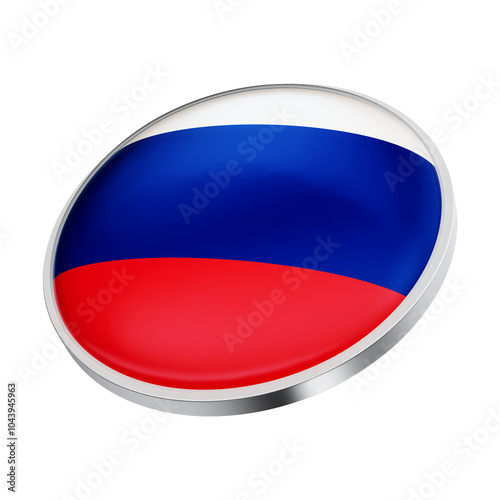 russia flag botton Free Download russia flag botton - GFXLoad
