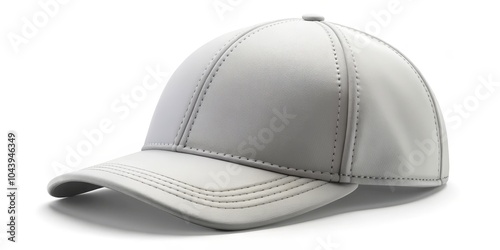 Blank White Baseball Cap wi...