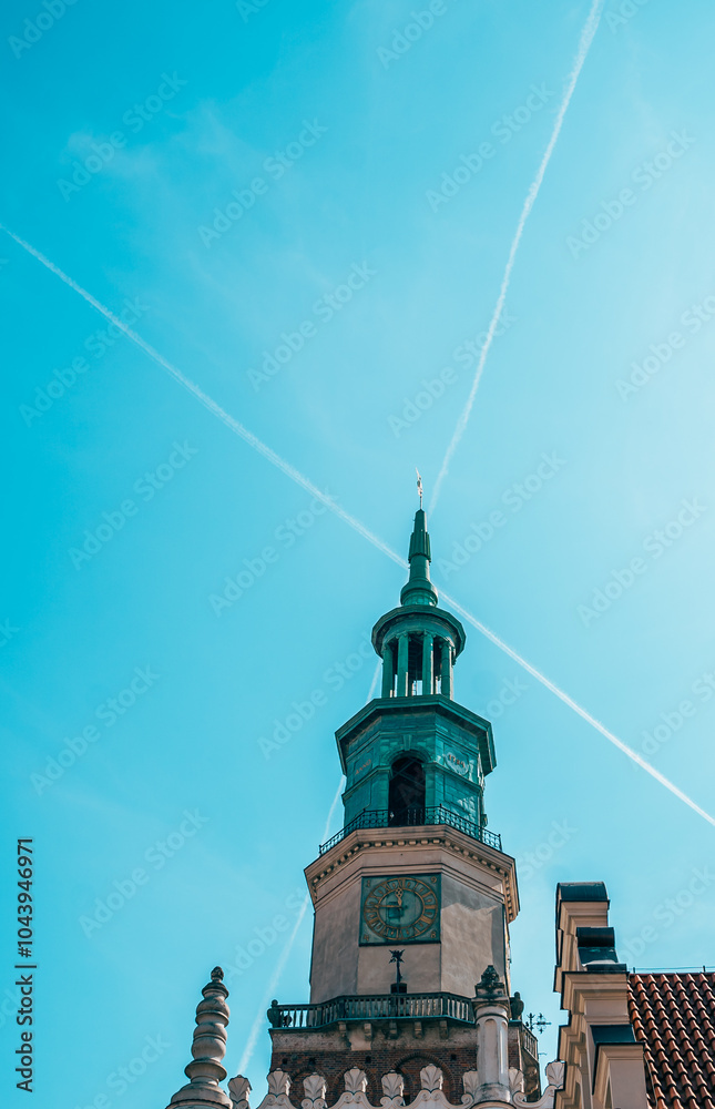 Historic Religious Monument on Stary Rynek Square in Poznań, Poland