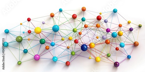 Colorful 3D Sphere Network ...