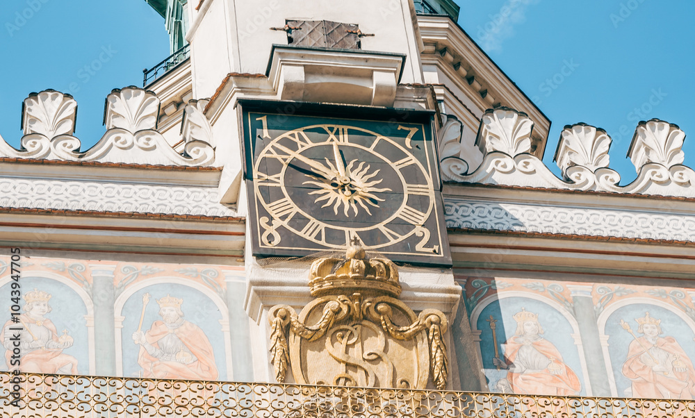 Historic Religious Monument on Stary Rynek Square in Poznań, Poland
