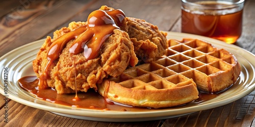 Crispy Fried Chicken and Wa...