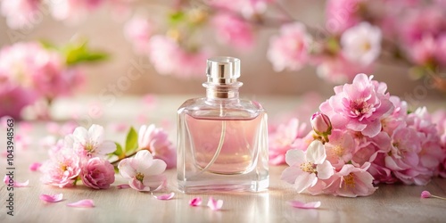 Floral Perfume Bottle with ...