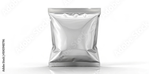 Front View of a Blank White...