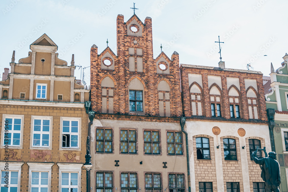 Historic Religious Monument on Stary Rynek Square in Poznań, Poland