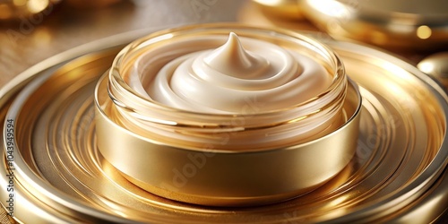 Golden Jar of Luxury Cream,...