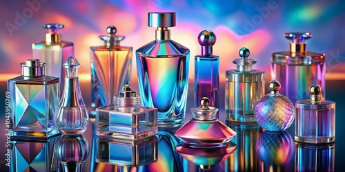 Iridescent Perfume Bottles ...