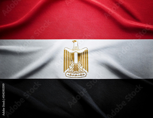 Obraz na płótnie Flagge der Arabische Republik Ägypten w salonie